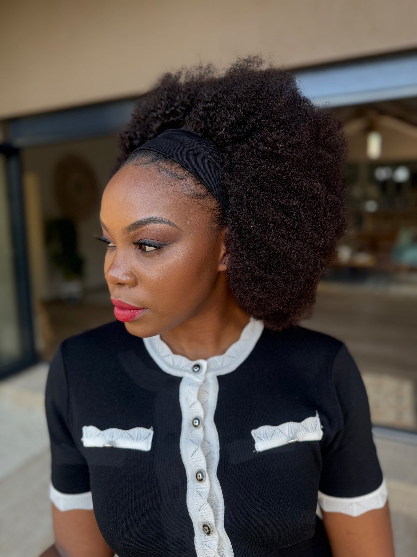 16 inch Afro kinky headband