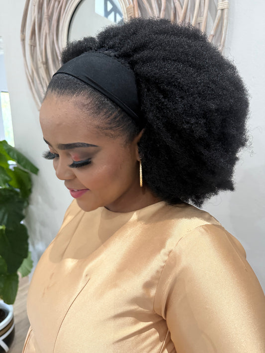16 inch Headband afro wig