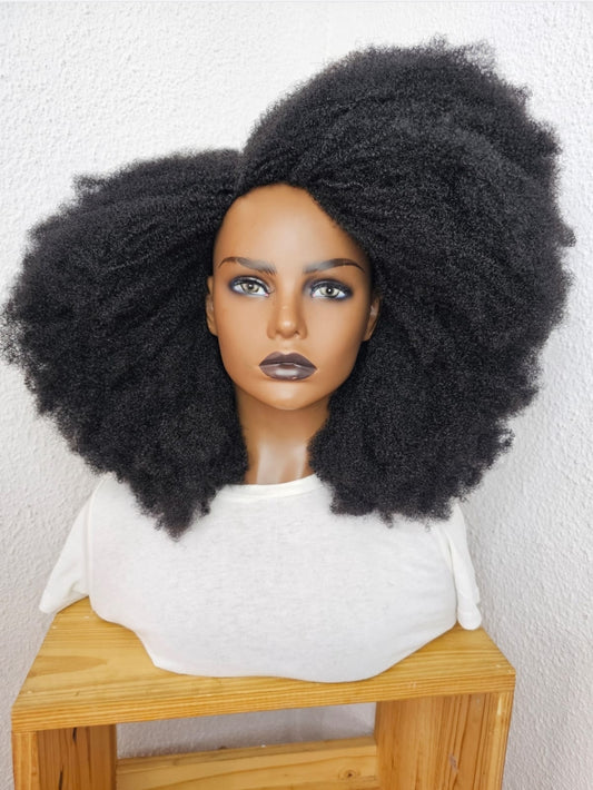 18 inch afro nubian wig