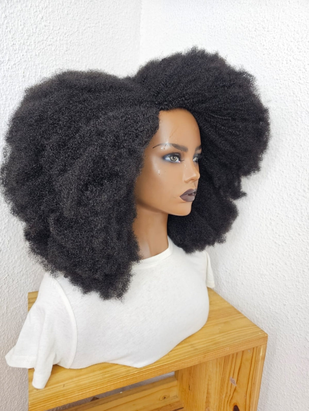 18 inch afro nubian wig