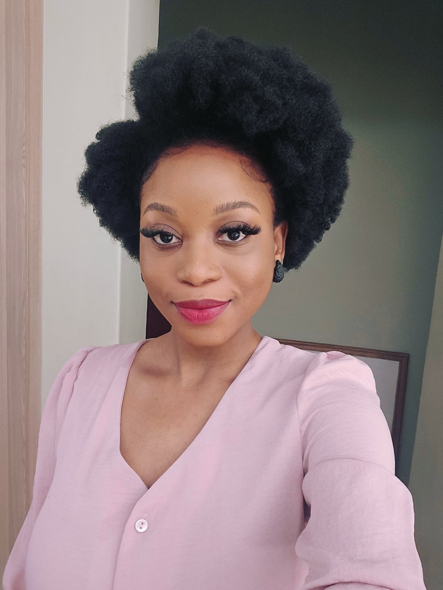 4c tapered Afro wig