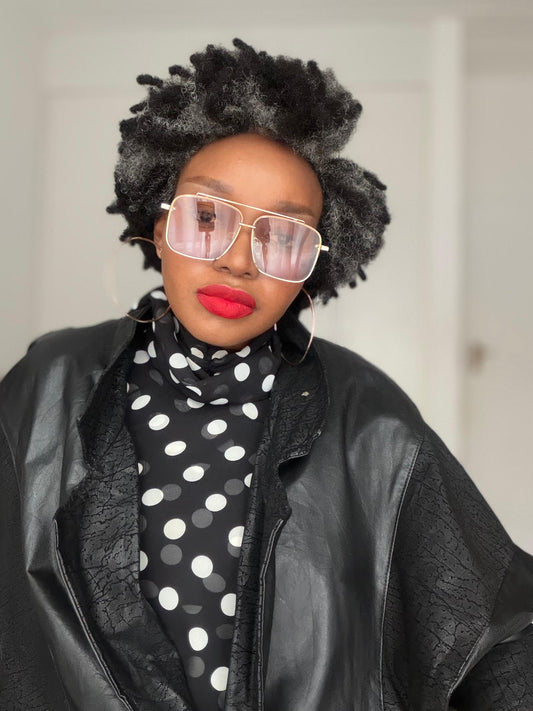 Salt n pepper Ru Afro wig