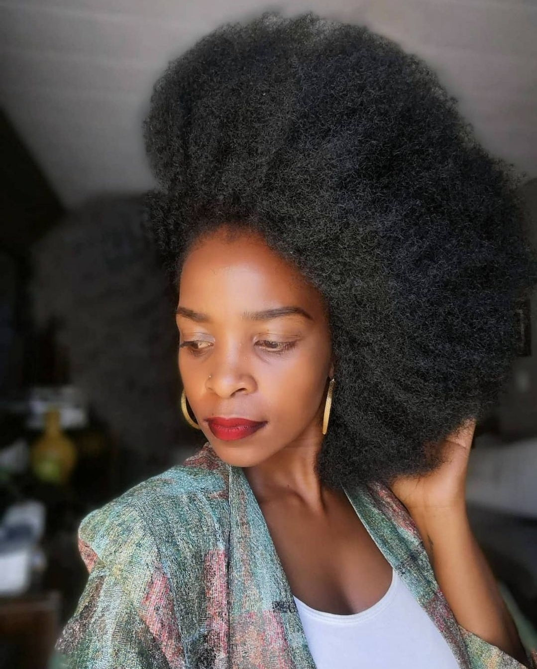 Badu Afro wig